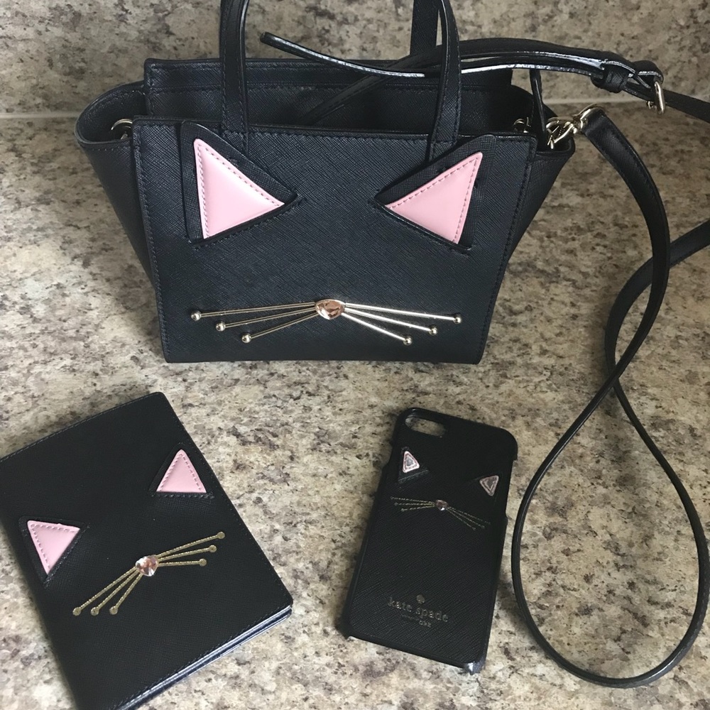Kate Spade Kitty Kat Purse, wallet, iPhone case